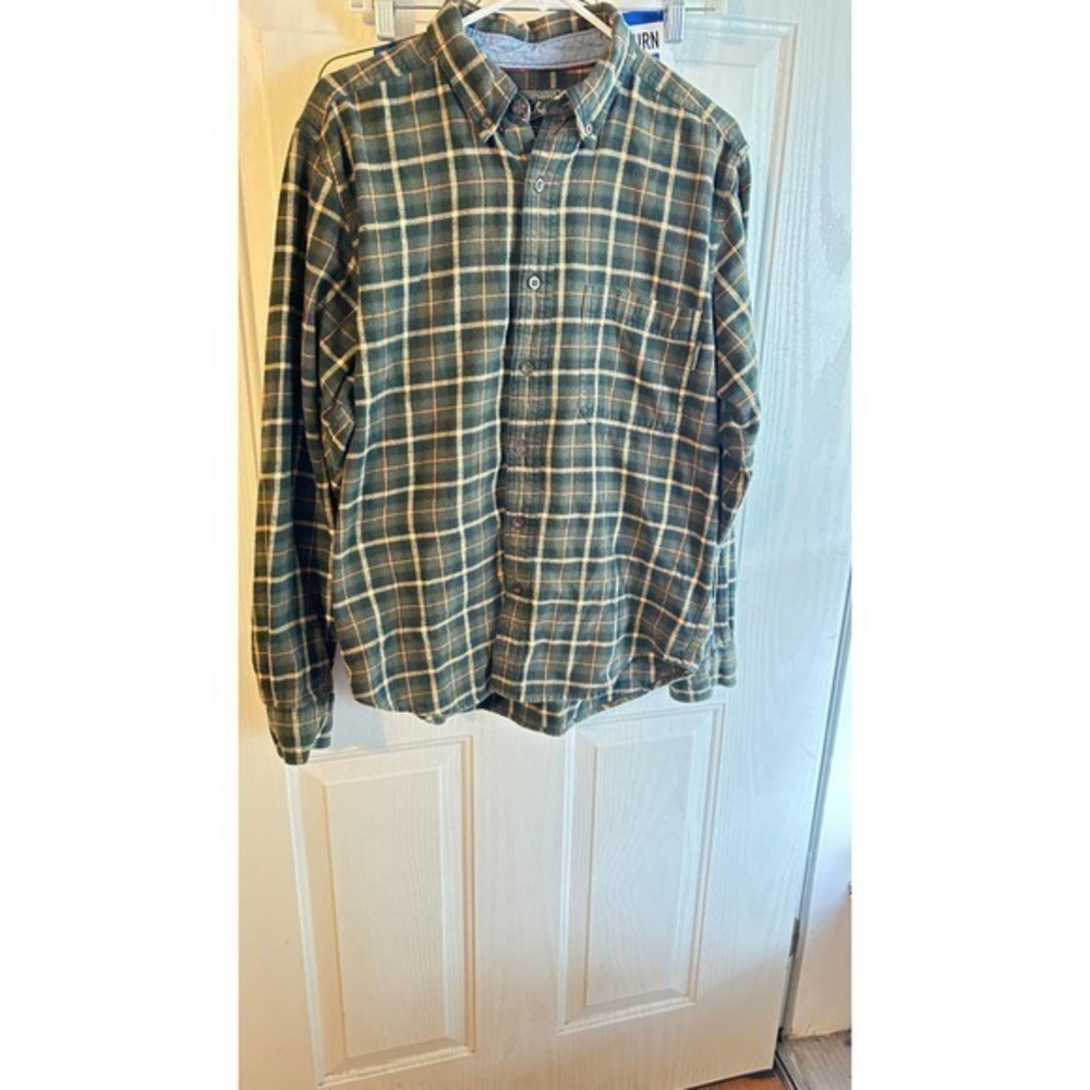 HWoolrich men's plaid buttondown shirt‎ n - size M